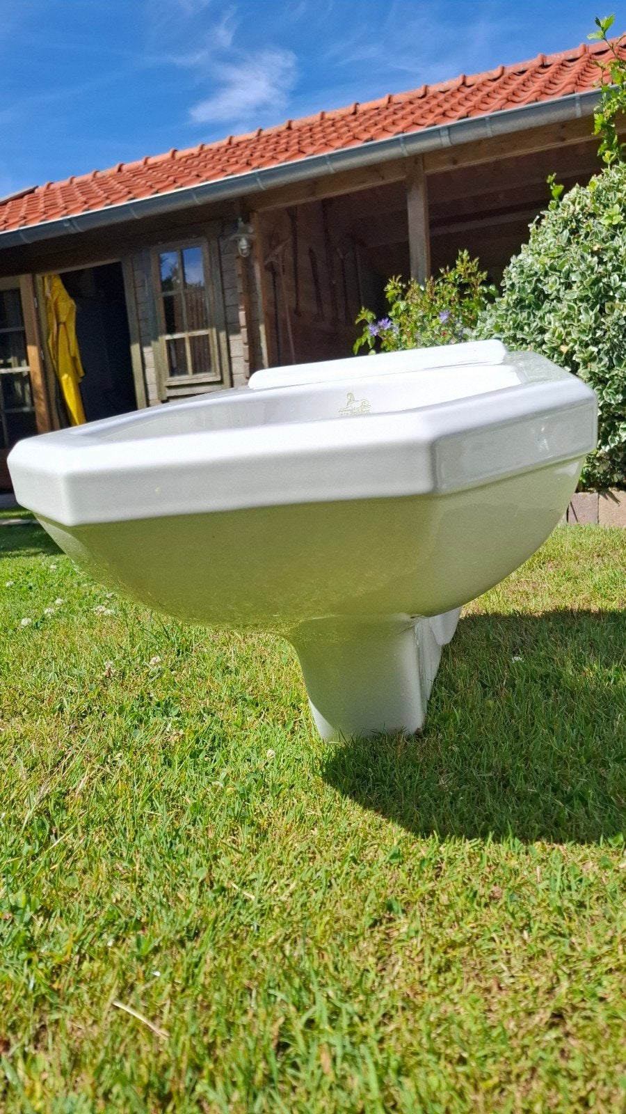 Sphinx toilet, 2x planchet, Ophalen, Gebruikt, Wastafel