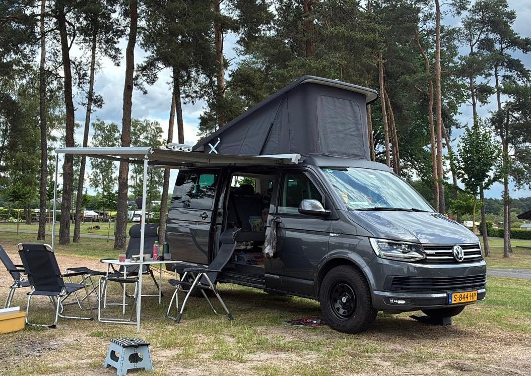 VW T6 buscamper 4-motion 150 PK euro 6, Buscamper of Camperbus, Volkswagen, Koelkast, Particulier