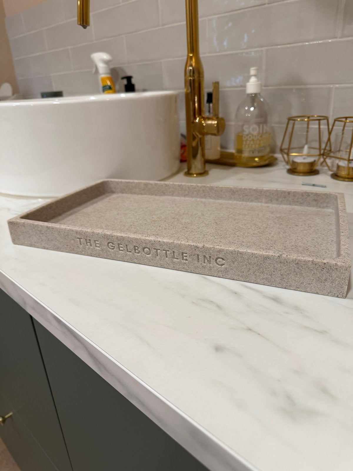 The GelBottle SPA Display Tray, Beige, Ophalen of Verzenden, Zo goed als nieuw, Handen en Nagels