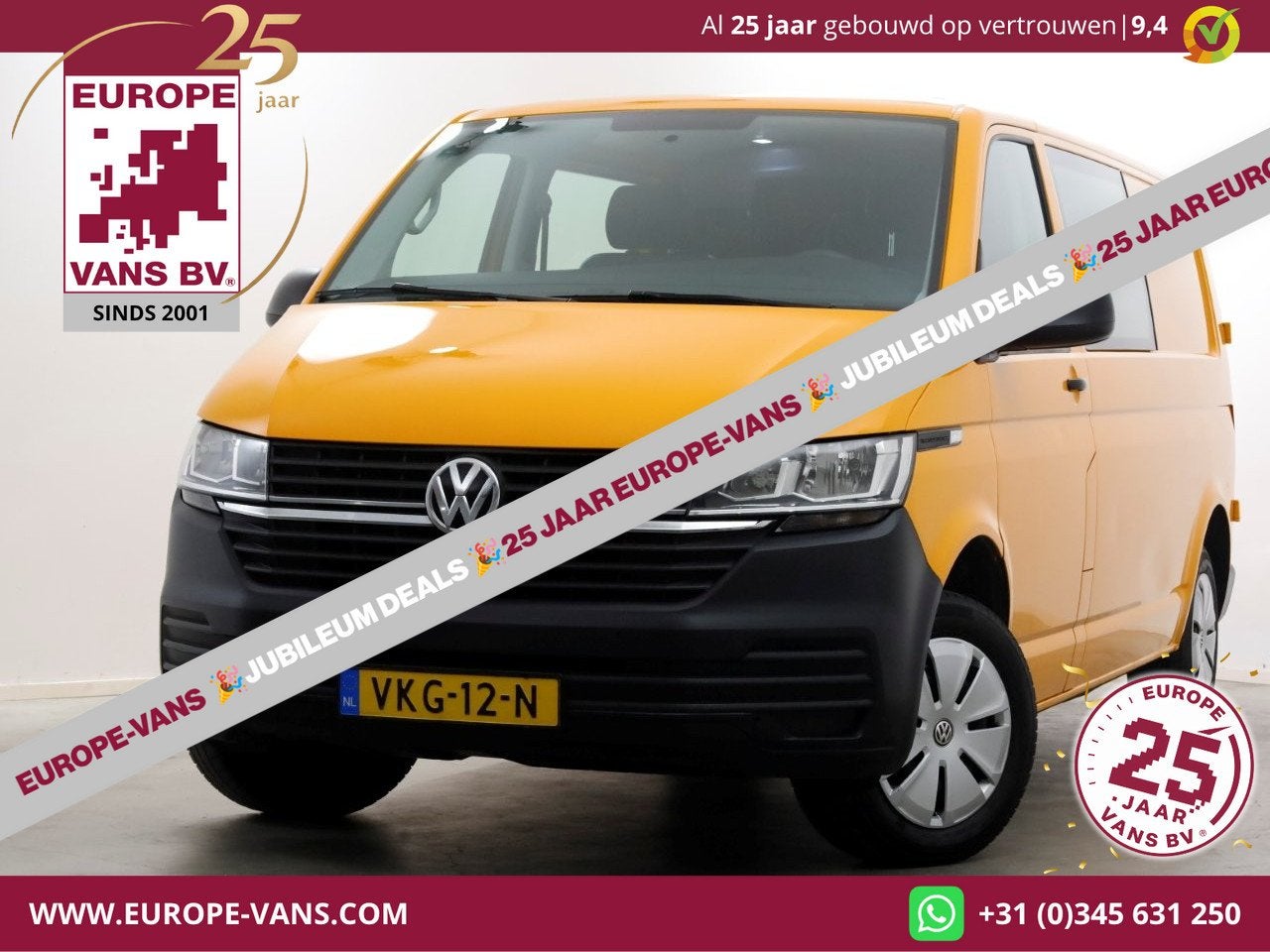 Volkswagen Transporter T6.1 2.0 TDI Lang D.C. Airco/Cruise C, Auto's, Voorwielaandrijving, Gebruikt, Euro 6, Volkswagen