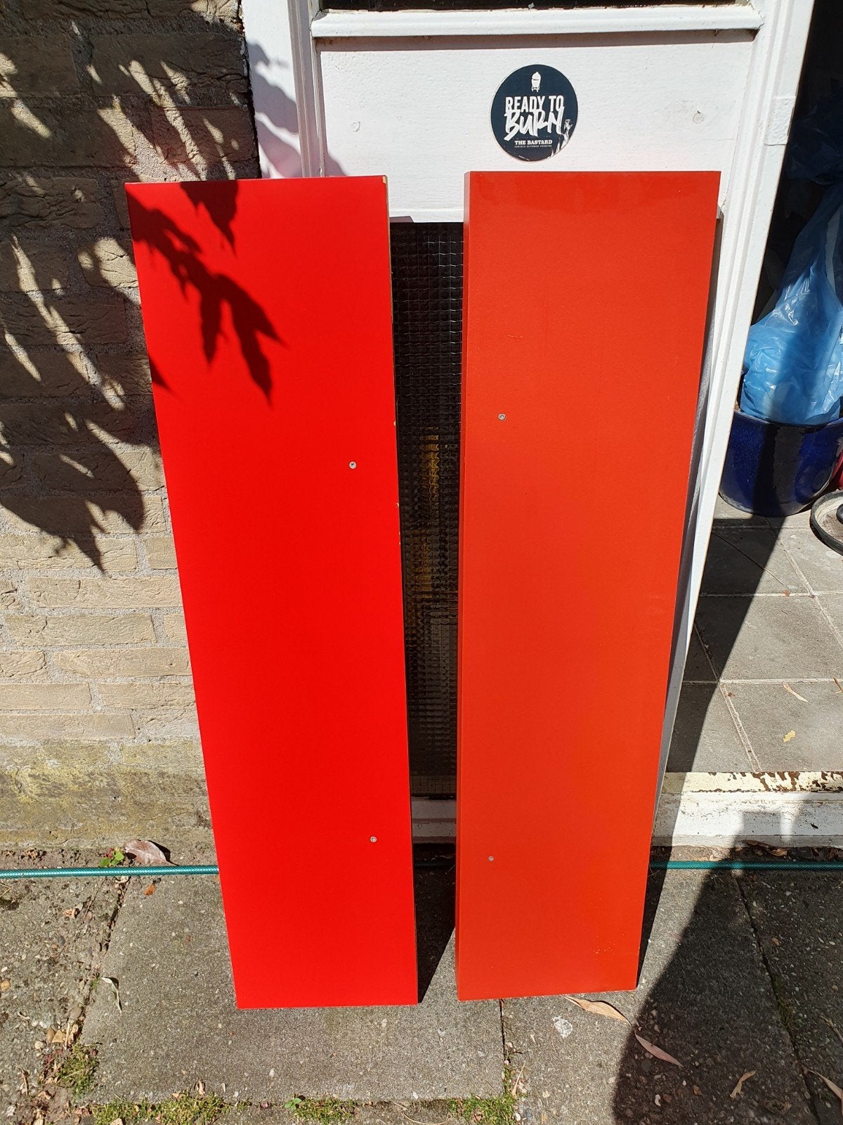 Rode LACK planken IKEA 110 x 26, Ophalen, Gebruikt