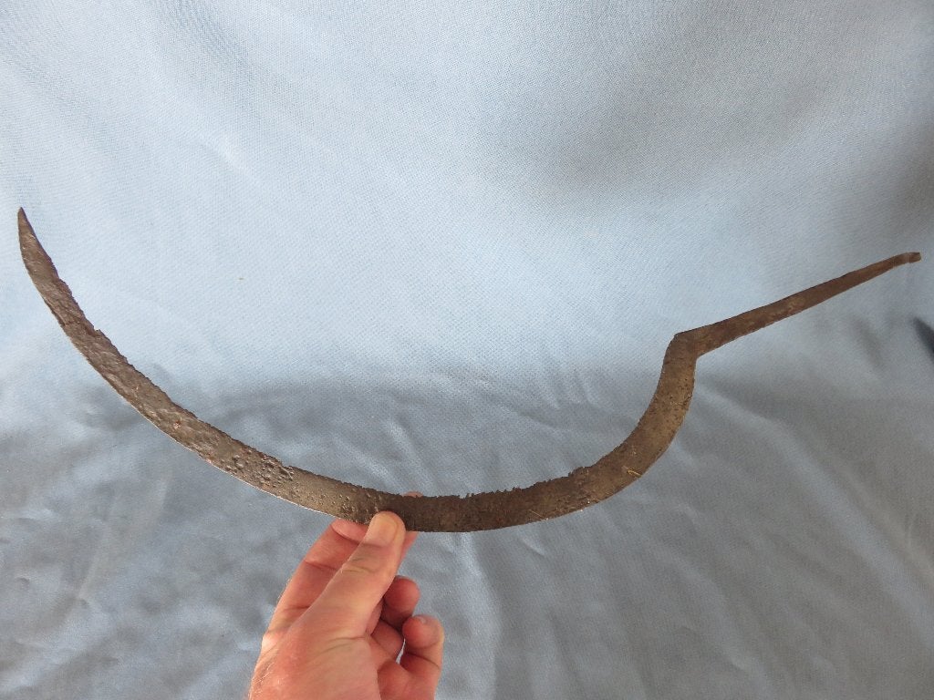 Middeleeuwen - sikkel - ca. 15e eeuw - bodemvondst, Ophalen of Verzenden