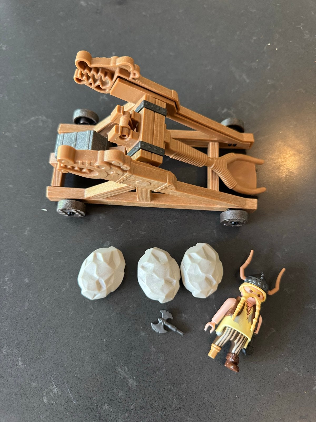 Playmobil 9245 - Rochel met katapult (Dragons), Gebruikt, Complete set, Ophalen of Verzenden, Dragons