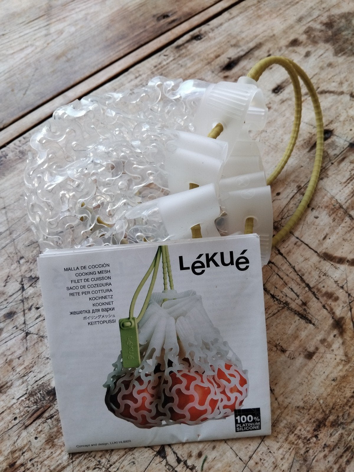 Lékué Kooknet - 100% Platinum Silicone - Ongebruikt, Huis en Inrichting, Overige typen, Nieuw, Ophalen of Verzenden, Wit