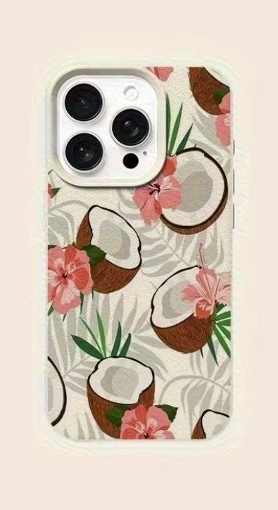 Zomers Kokosnoot Hoesje voor iPhone (11 t/m 17), Telecommunicatie, Mobiele telefoons | Hoesjes en Frontjes | Apple iPhone, Kunststof