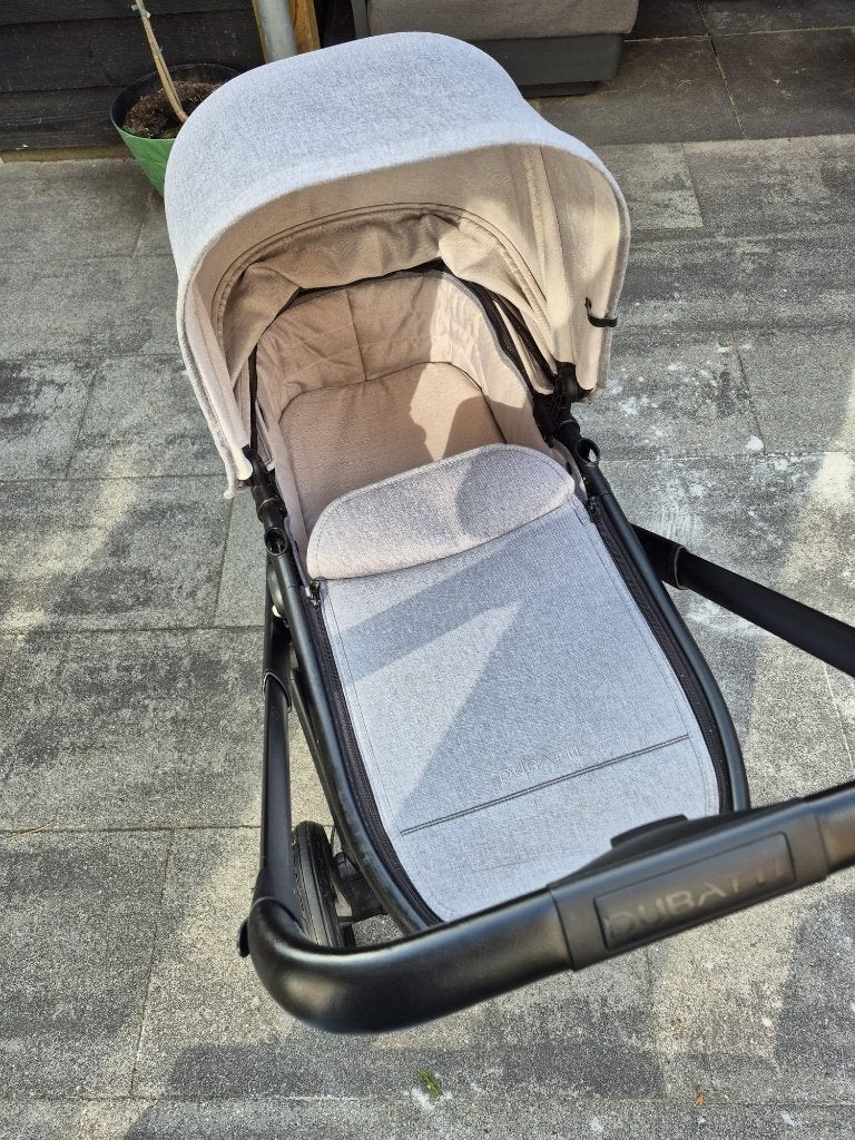 Dubatti kinderwagen One E3 C-line compleet, Kinderen en Baby's, Kinderwagens en Combinaties, Gebruikt, Verstelbare duwstang, Combiwagen