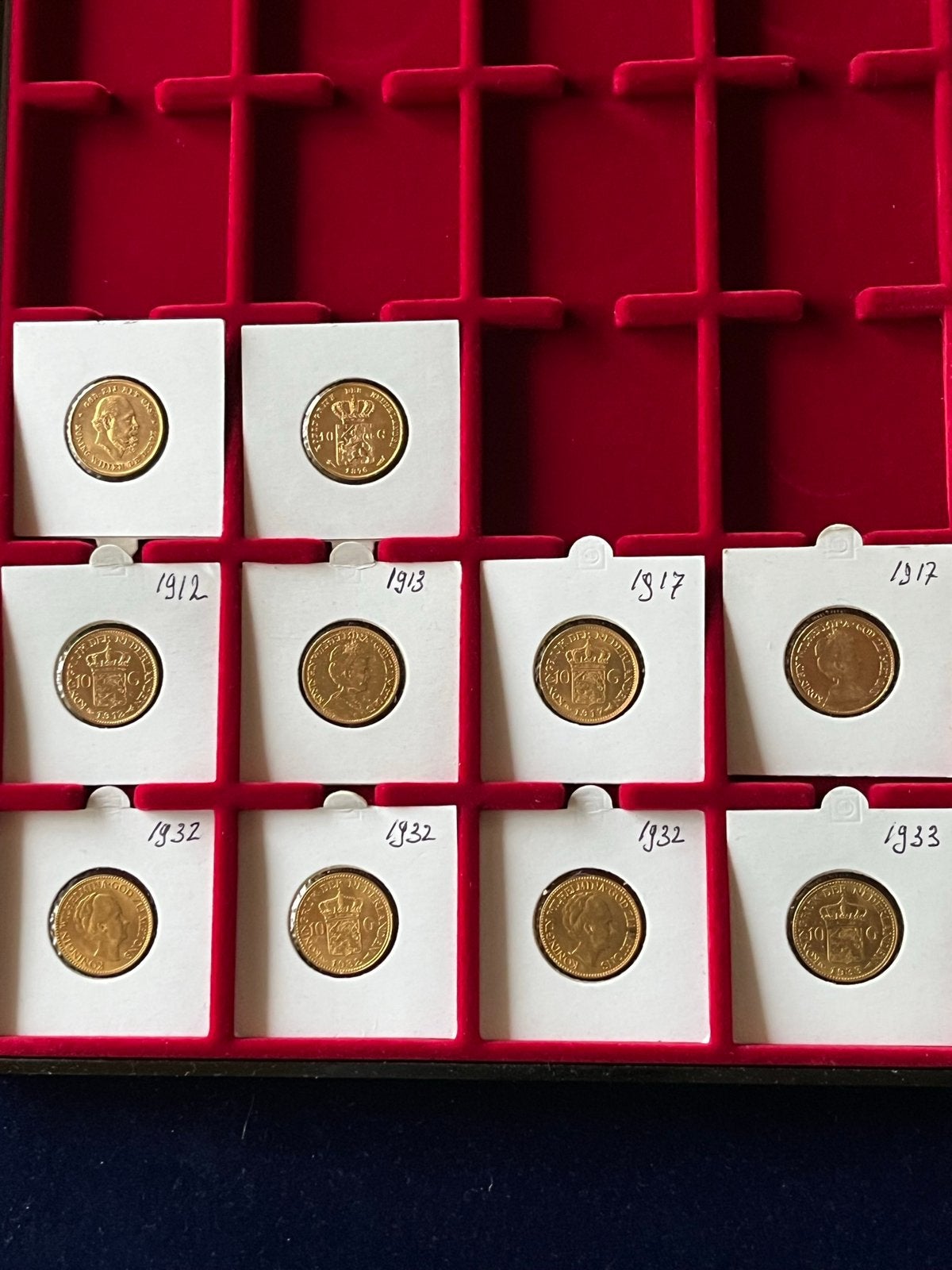 Gouden tientjes, Koning Willem III, Setje, Goud, Overige waardes