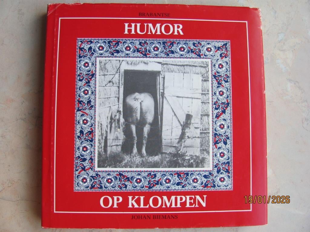 VINTAGE boek Johan BIEMANS Brabantse HUMOR OP KLOMPEN 1983, Noord-Brabant, Johan Biemans, Ophalen of Verzenden, Zo goed als nieuw