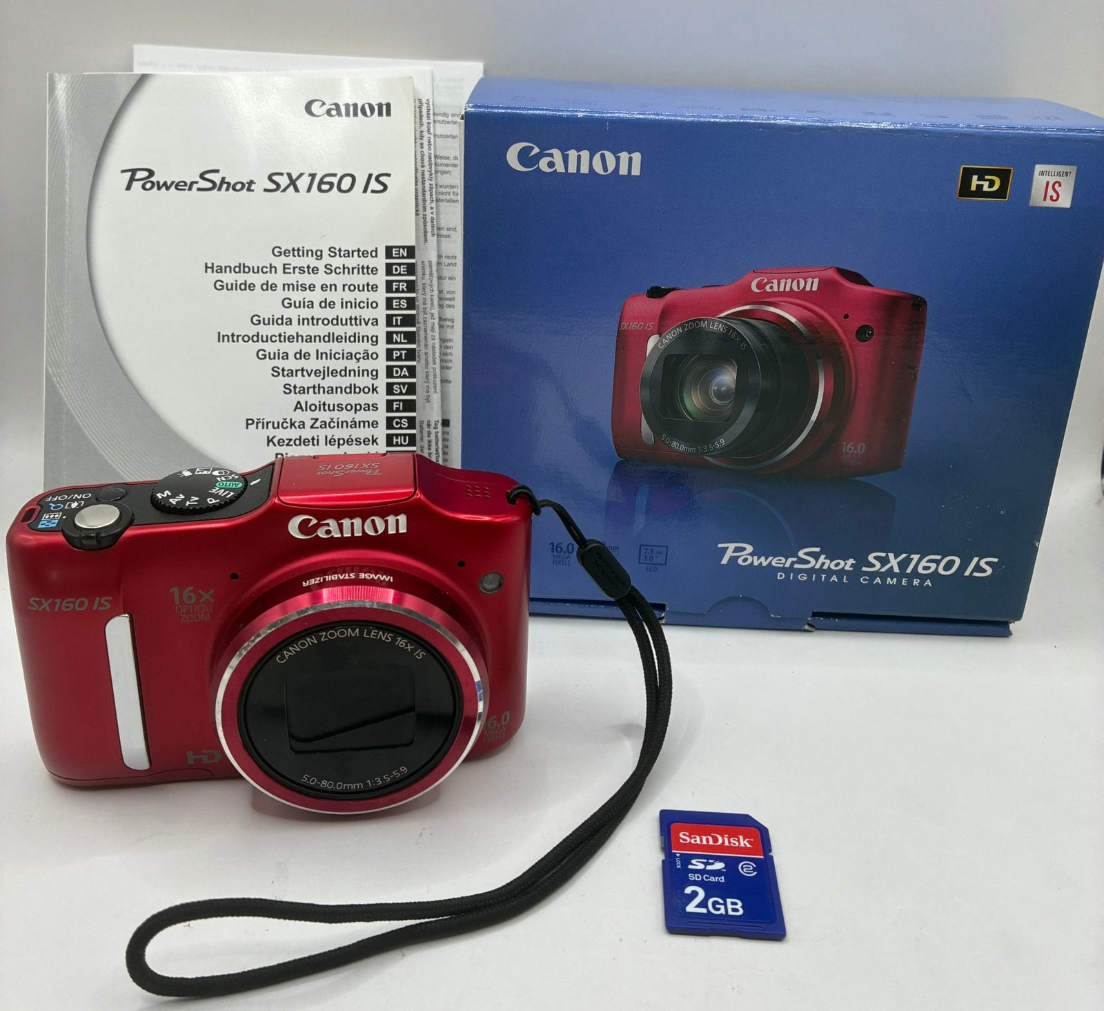 Canon PowerShot SX160 IS - compact camera, Ophalen of Verzenden, Zo goed als nieuw, Canon, 8 keer of meer