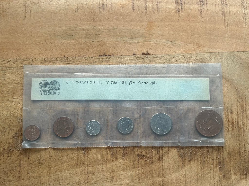 Munten set Noorwegen, Ophalen of Verzenden, Zuid-Azië