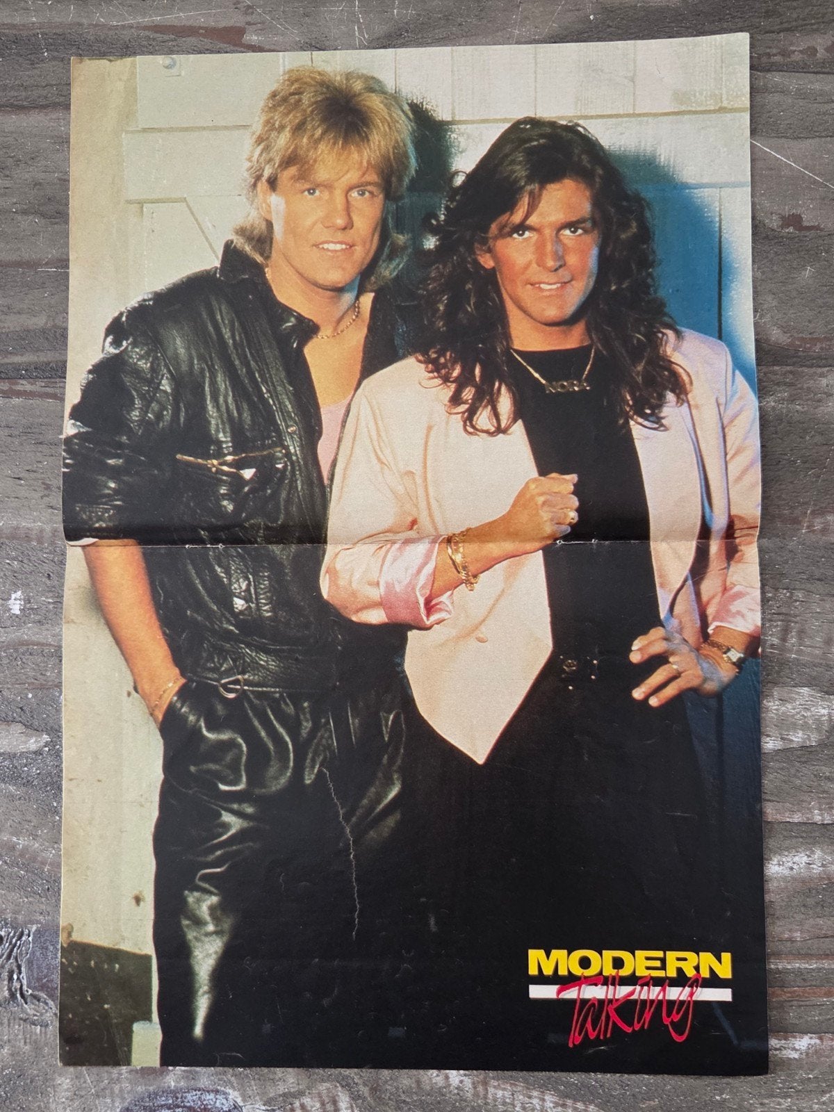 Modern Talking Poster - Vintage Muziek Poster, Ophalen of Verzenden, Zo goed als nieuw, A1 t/m A3, Muziek