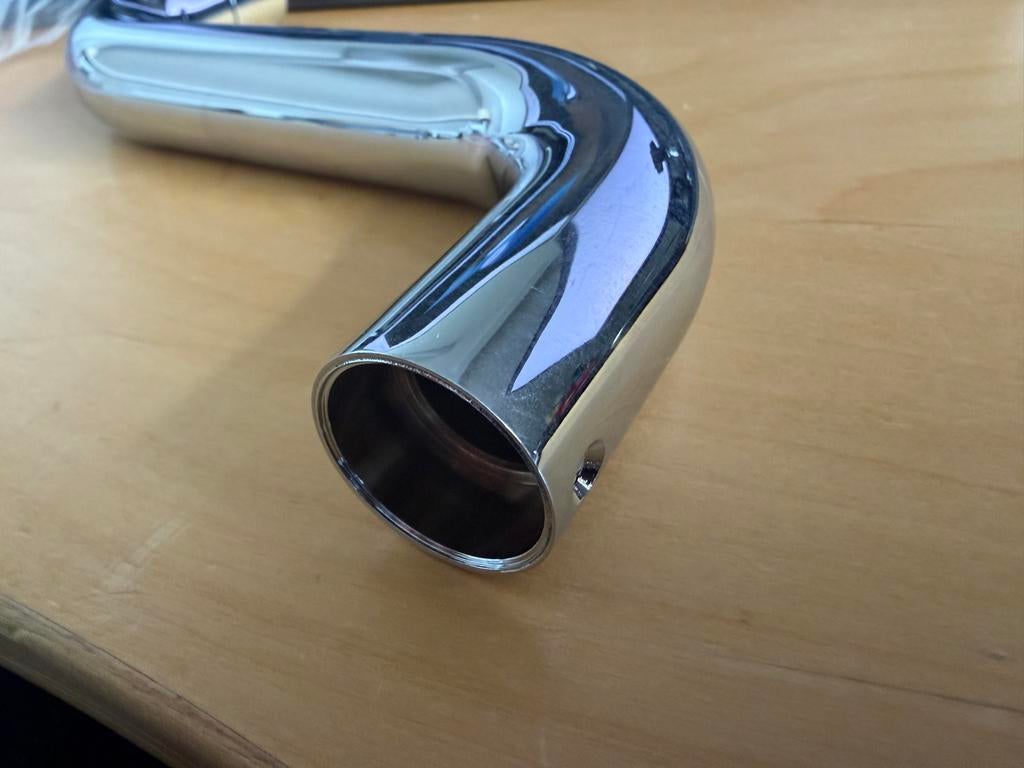 Hansgrohe Logis Classic onderuitloop 15cm, Doe-het-zelf en Verbouw, Sanitair, Ophalen of Verzenden, Nieuw, Chroom, Kraan