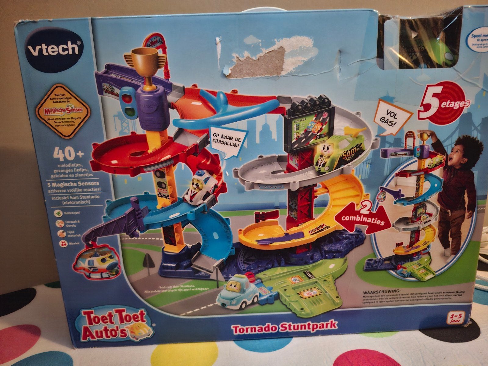 nieuw Vtech Toet Toet Auto's Tornado Stuntpark, Ophalen of Verzenden, Nieuw