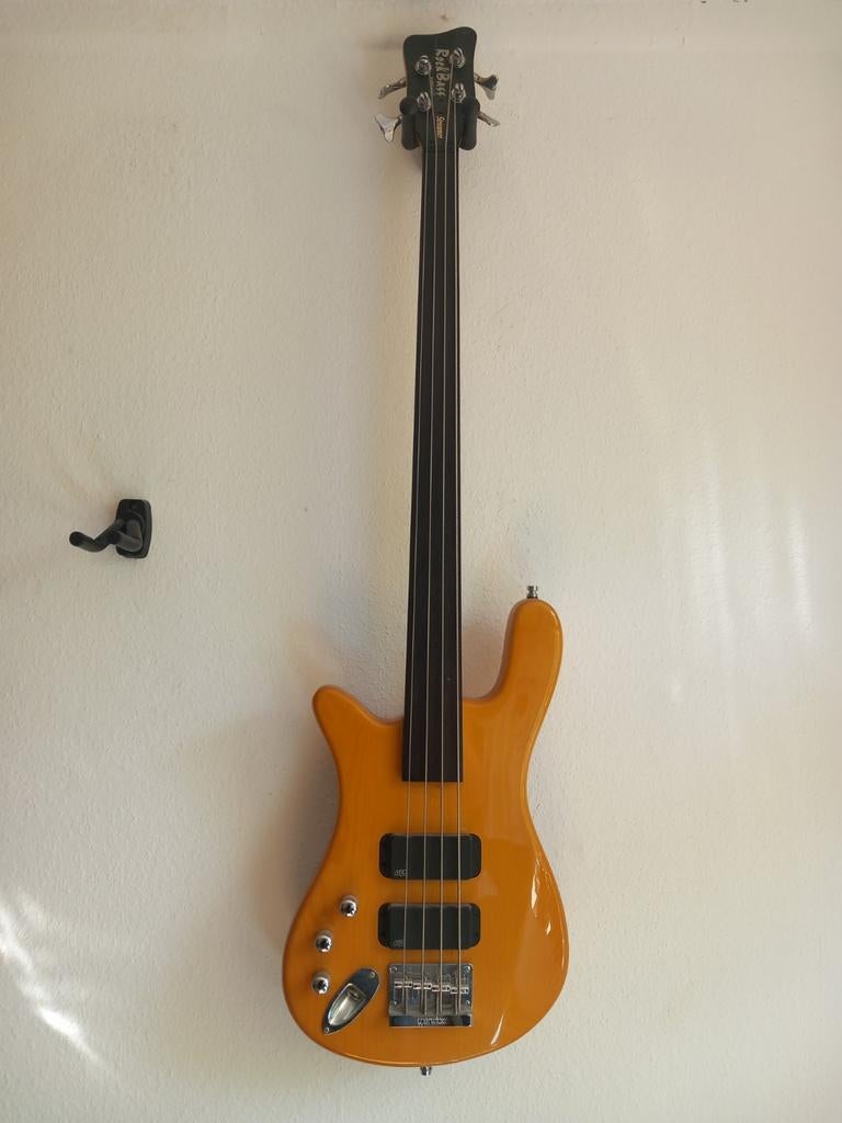 Warwick Streamer Fretloze Linkshandige Basgitaar 4-snarig, Muziek en Instrumenten, Ophalen