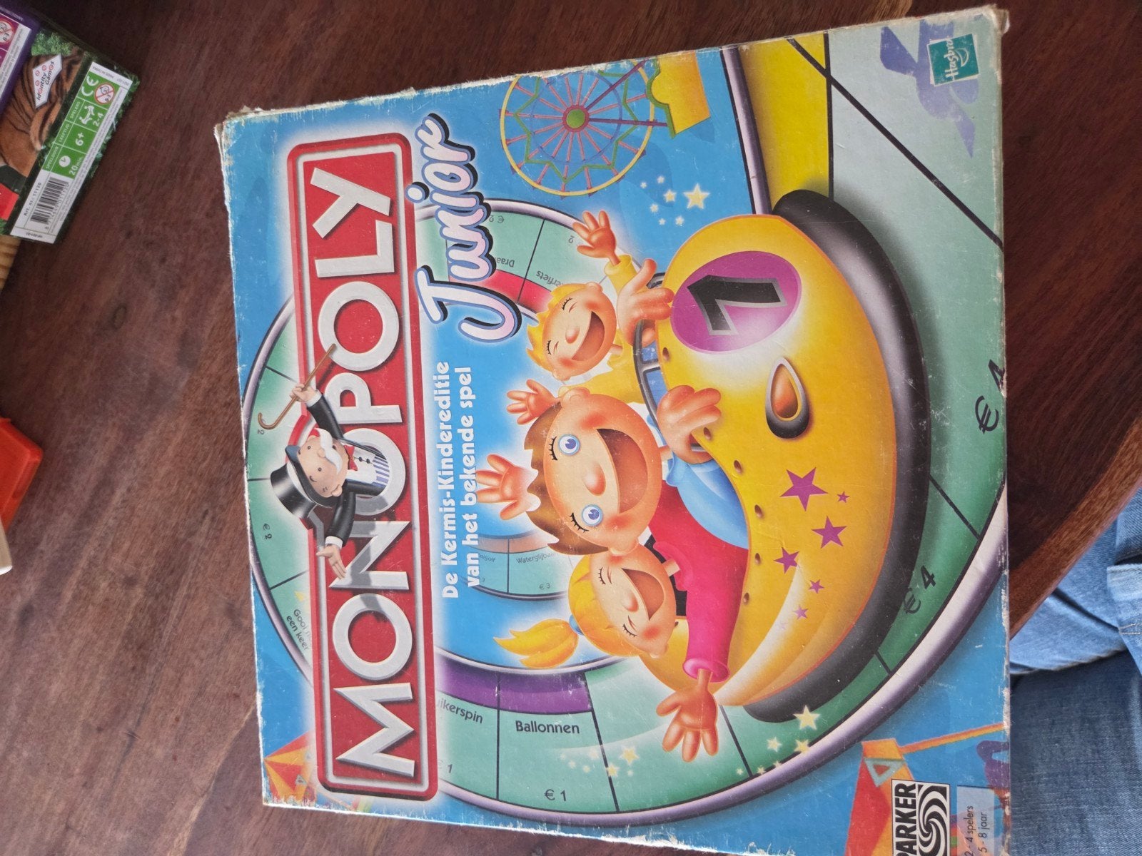 Monopoly Junior - Kermis-Kindereditie, Drie of vier spelers, Ophalen of Verzenden, Gebruikt, Parker
