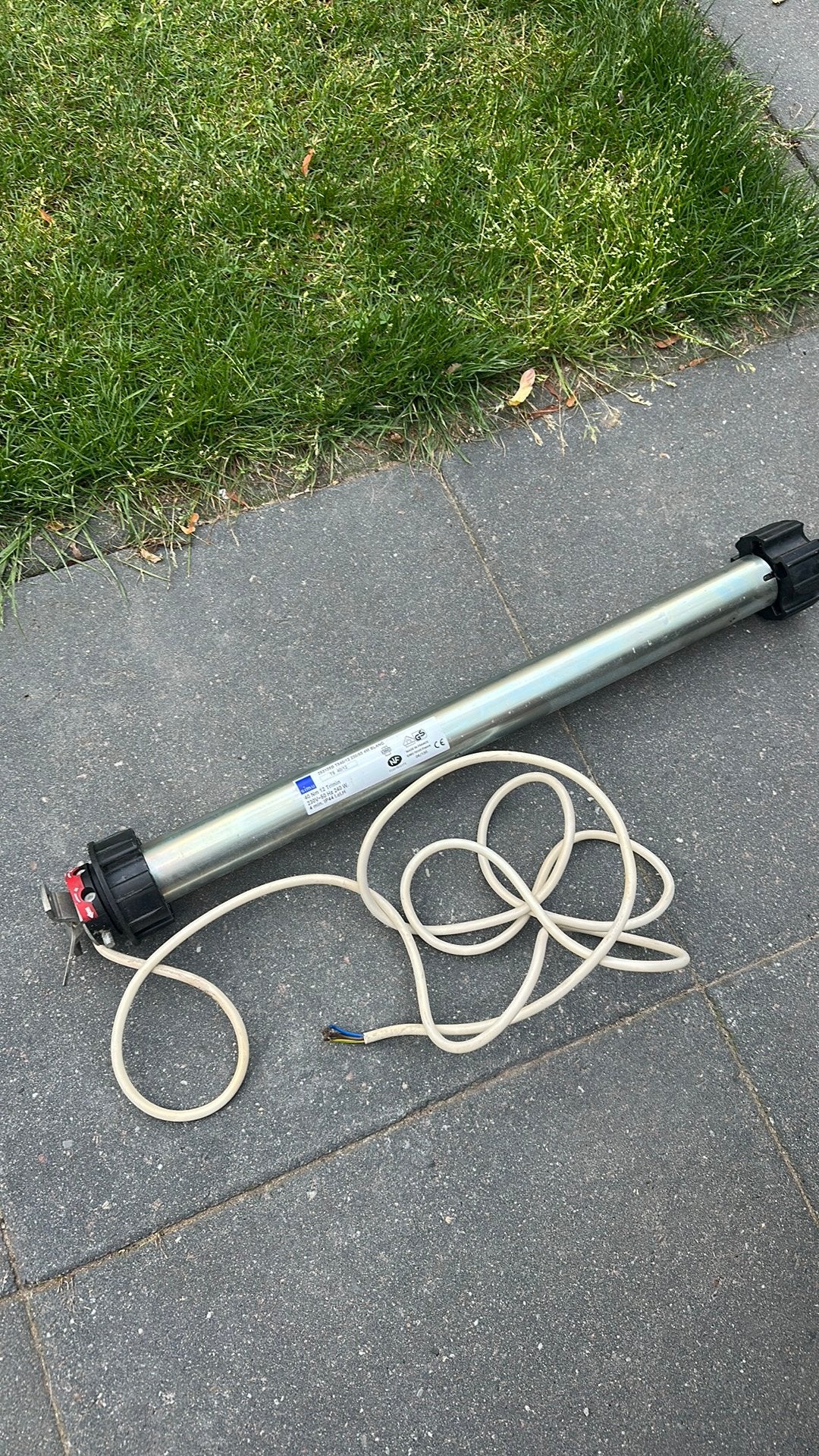 Simu Buismotor | T540/12 | adaptieset 78mm ronde buis, Ophalen, Gebruikt, Knikarmscherm