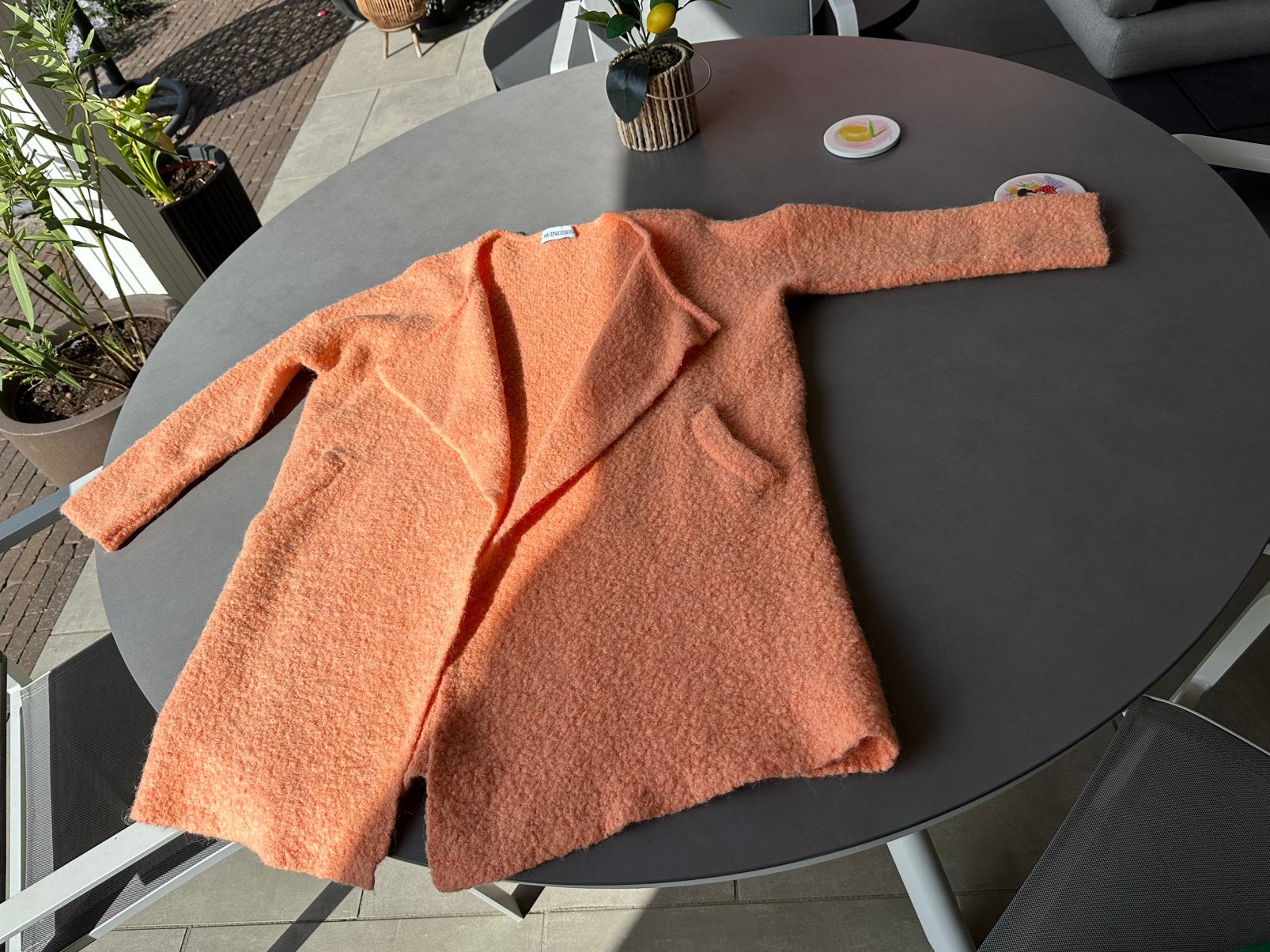 Pastel oranje Reinders vest, Reinders, Verzenden, Maat 46/48 (XL) of groter, Oranje