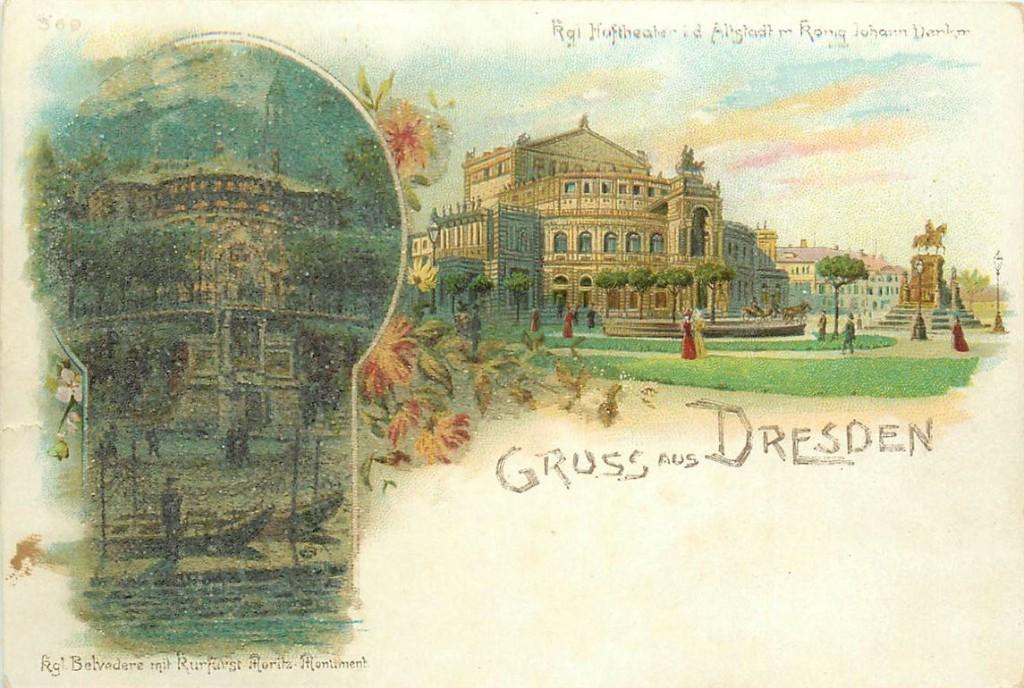 701-418-001 Dresden, Verzenden, Voor 1920, Duitsland
