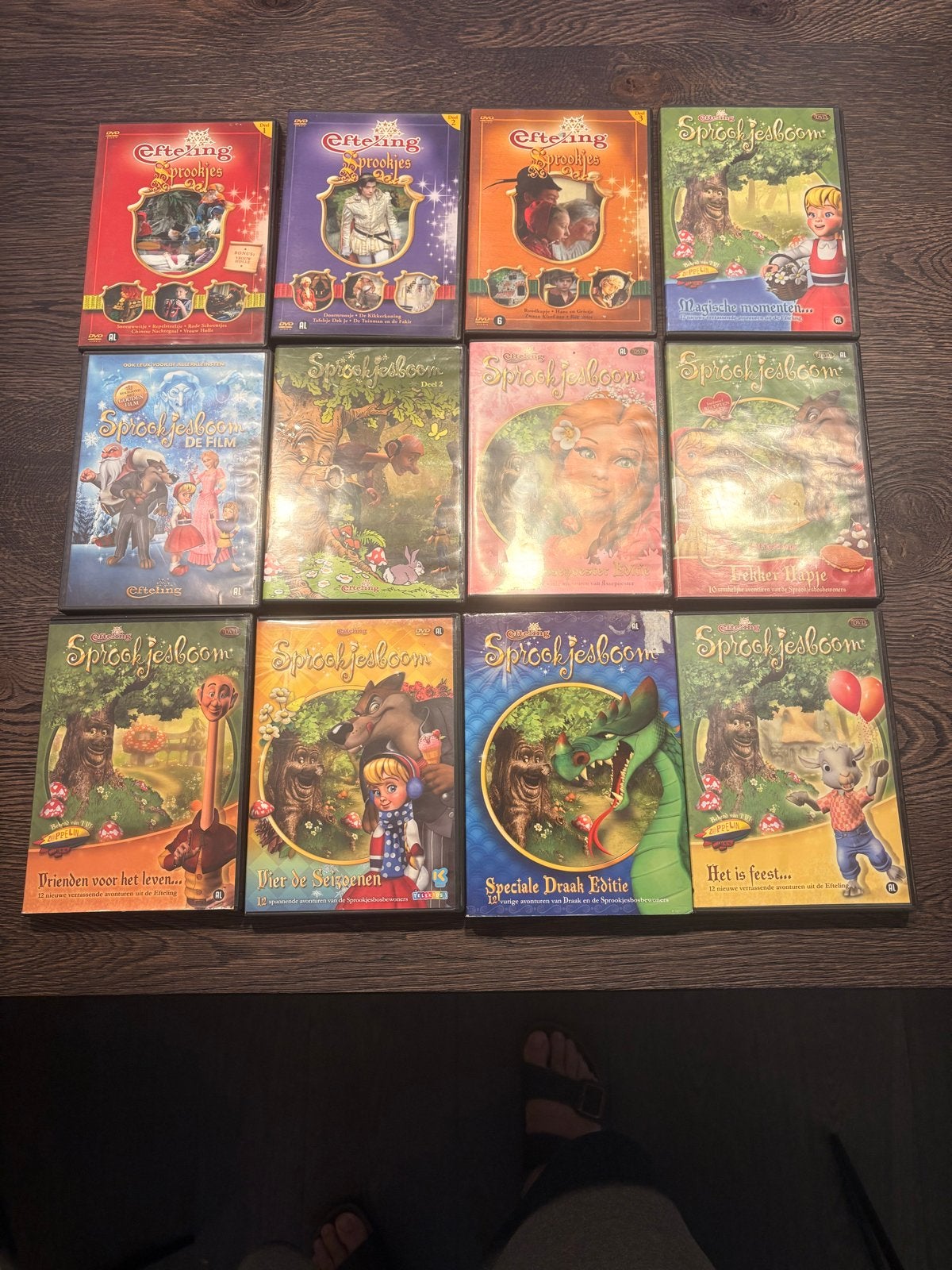 Grote collectie Efteling Sprookjesboom en Sprookjes DVD's, Gebruikt, Verzamelbox, Alle leeftijden, Nederlands