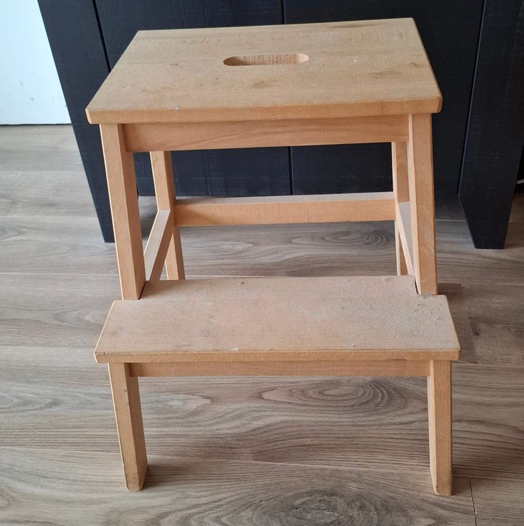 ☆ Ikea Bekväm krukje ☆, Ophalen of Verzenden, Gebruikt, Hout
