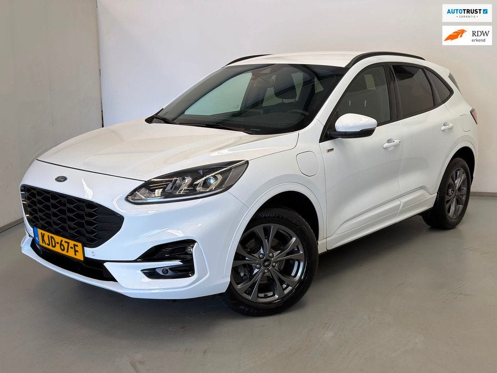 Ford KUGA 2.5 PHEV ST-Line / BTW / Stoelverwarming / Camera, 14 kWh, Gebruikt, 4 cilinders, Wit
