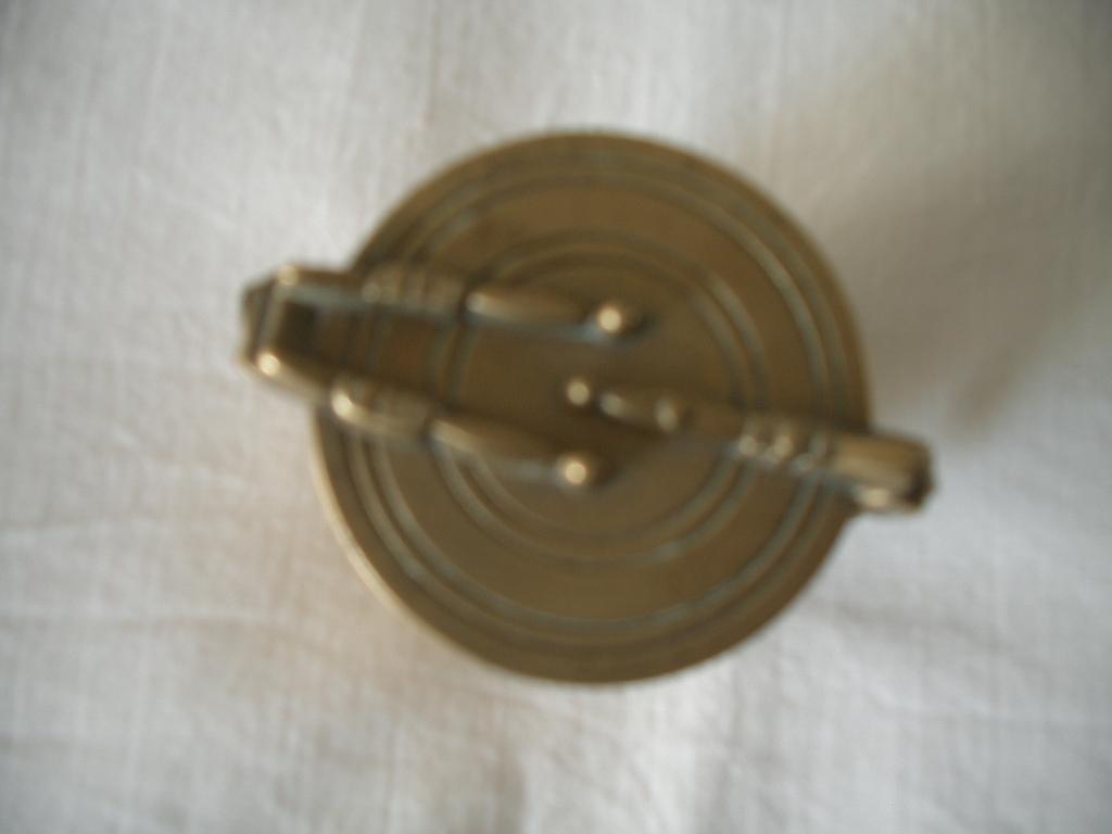 sluitgewicht antiek brons instrument gewicht verzamel sfeer, Antiek en Kunst, Ophalen of Verzenden