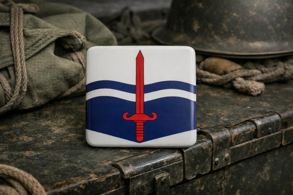 Nationaal territoriaal commando magneet - RJ Army, Ophalen of Verzenden, Landmacht, Nederland, Embleem of Badge