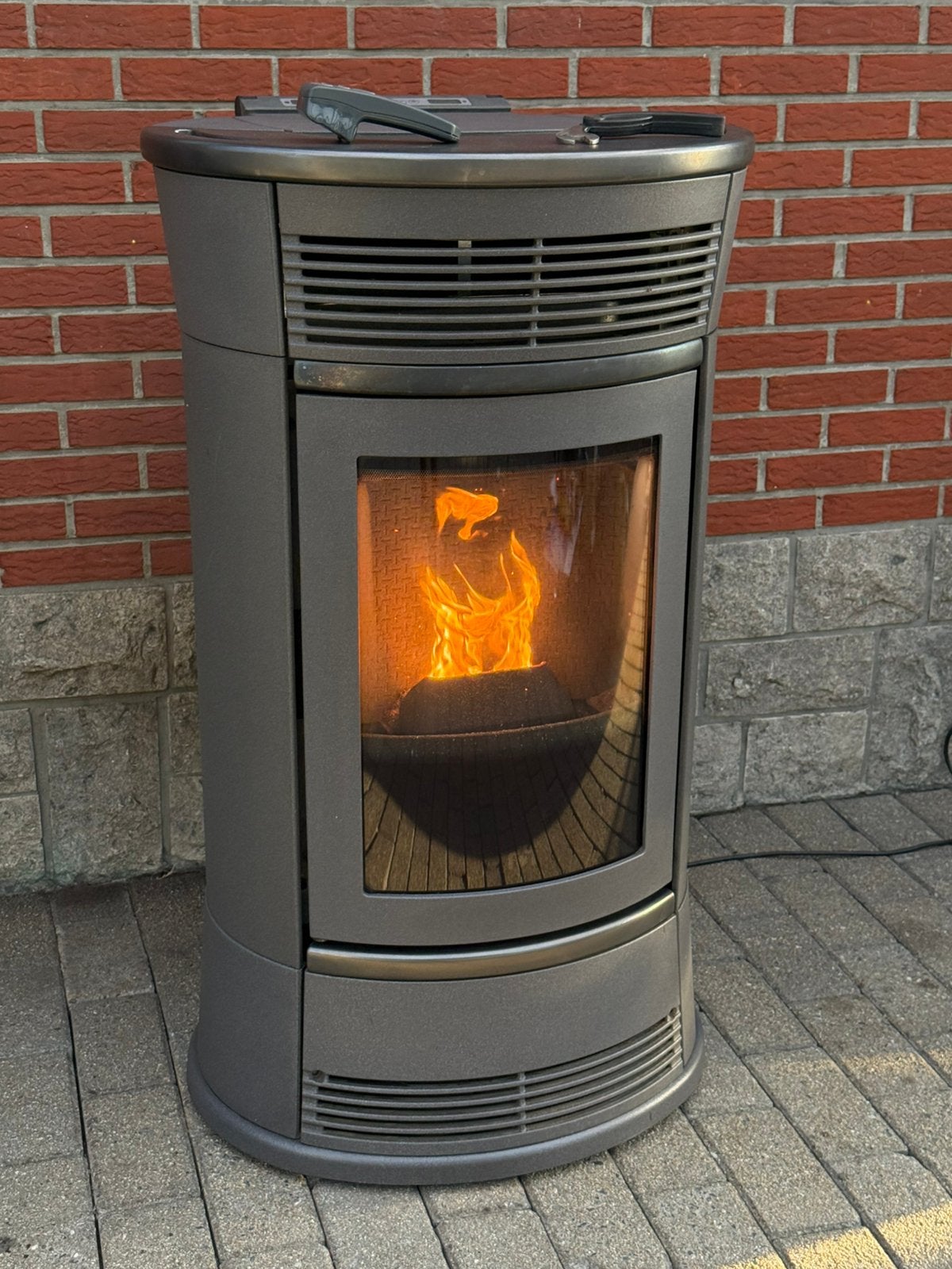 Pelletkachel edilkamin funny 11kw GRATIS LEVERING !, Elektrisch, Ophalen of Verzenden, Zo goed als nieuw, Pelletkachel