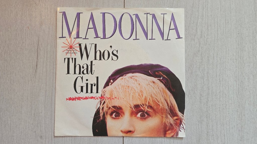Madonna Who's That Girl - Vinyl Single, Ophalen of Verzenden, Gebruikt, Pop