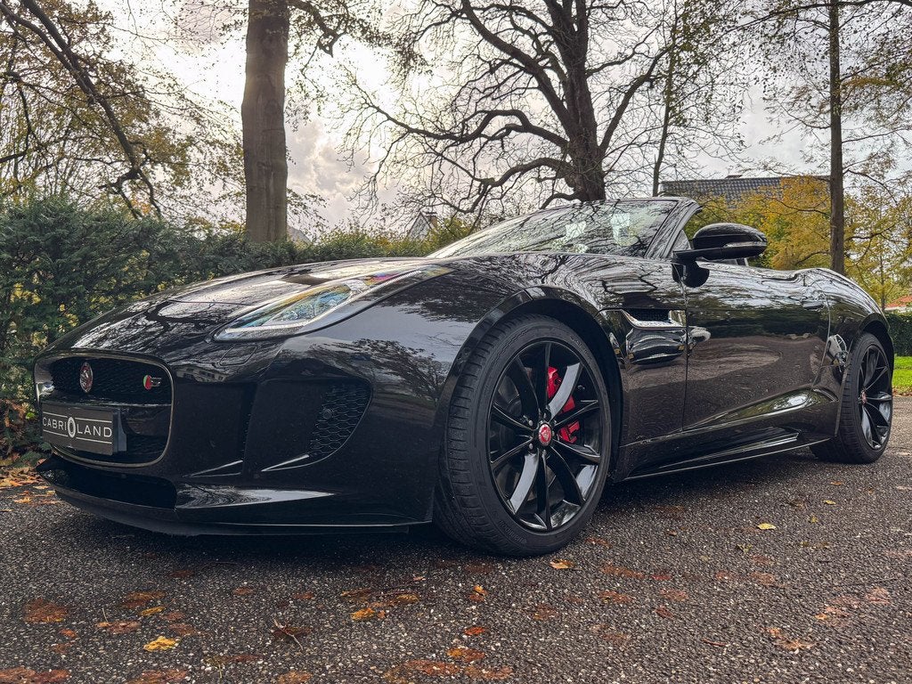 Jaguar F-Type 3.0 V6 S Convertible, Meridian, Memory, Auto's, Jaguar, Automaat, Achterwielaandrijving, Zwart, 2995 cc