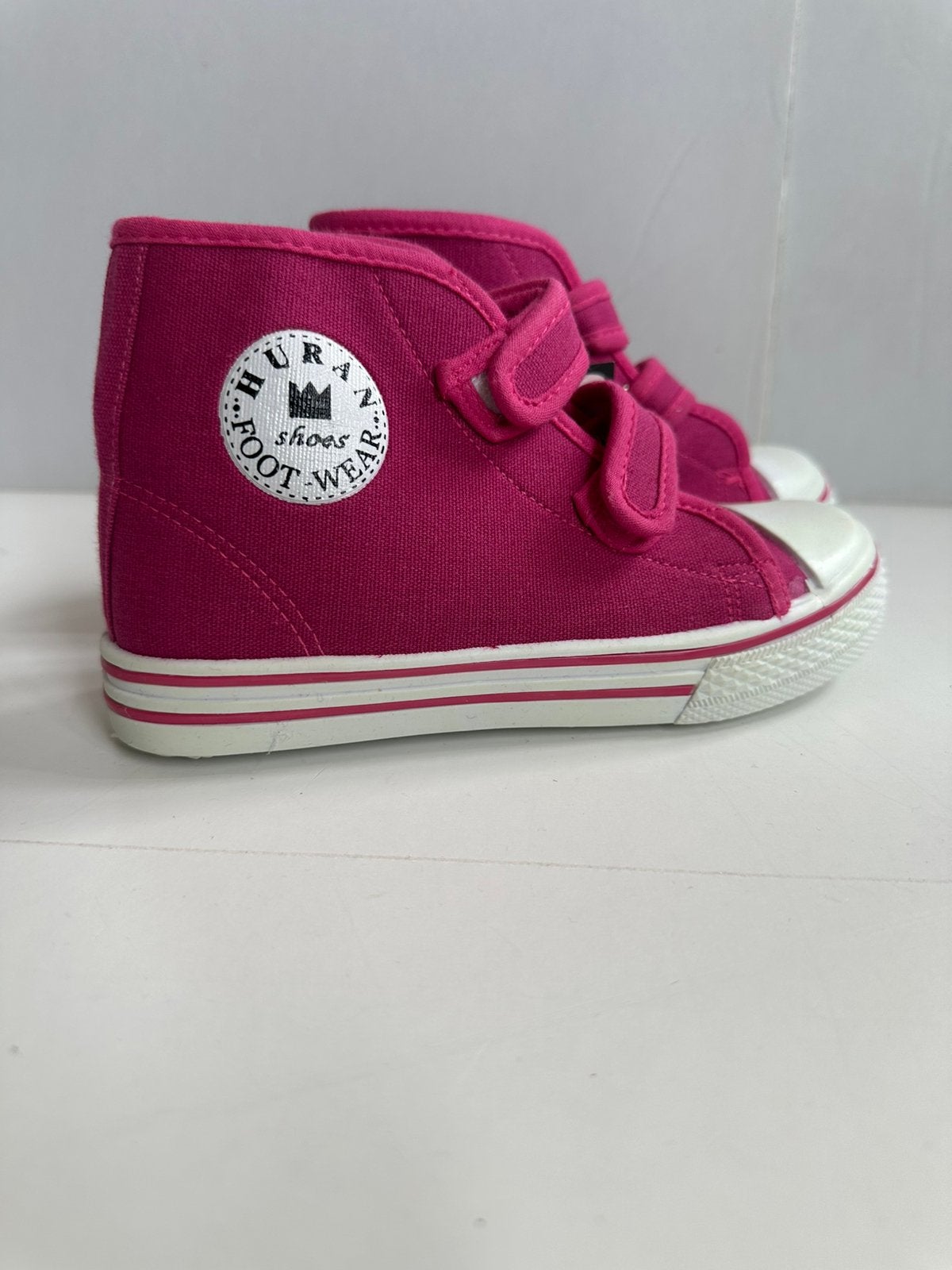 Fuchsia roze hoge Huran klittenband gympjes, maat 33, nieuw, Ophalen of Verzenden, Nieuw, Jongen of Meisje