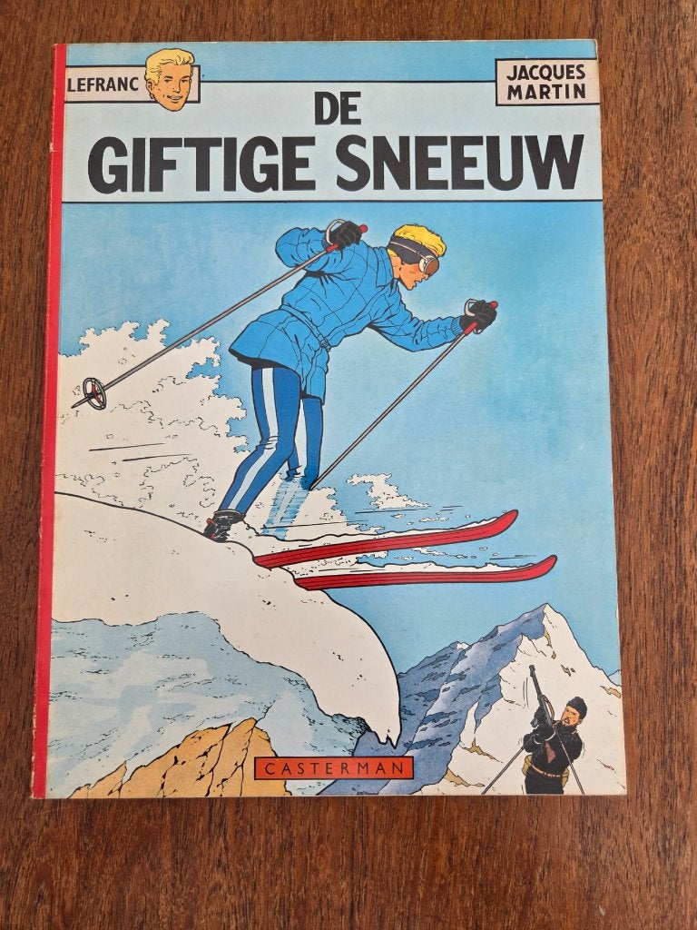 Lefranc  - De giftige sneeuw, Gelezen, Eén stripboek, Ophalen of Verzenden, Jacques Martin