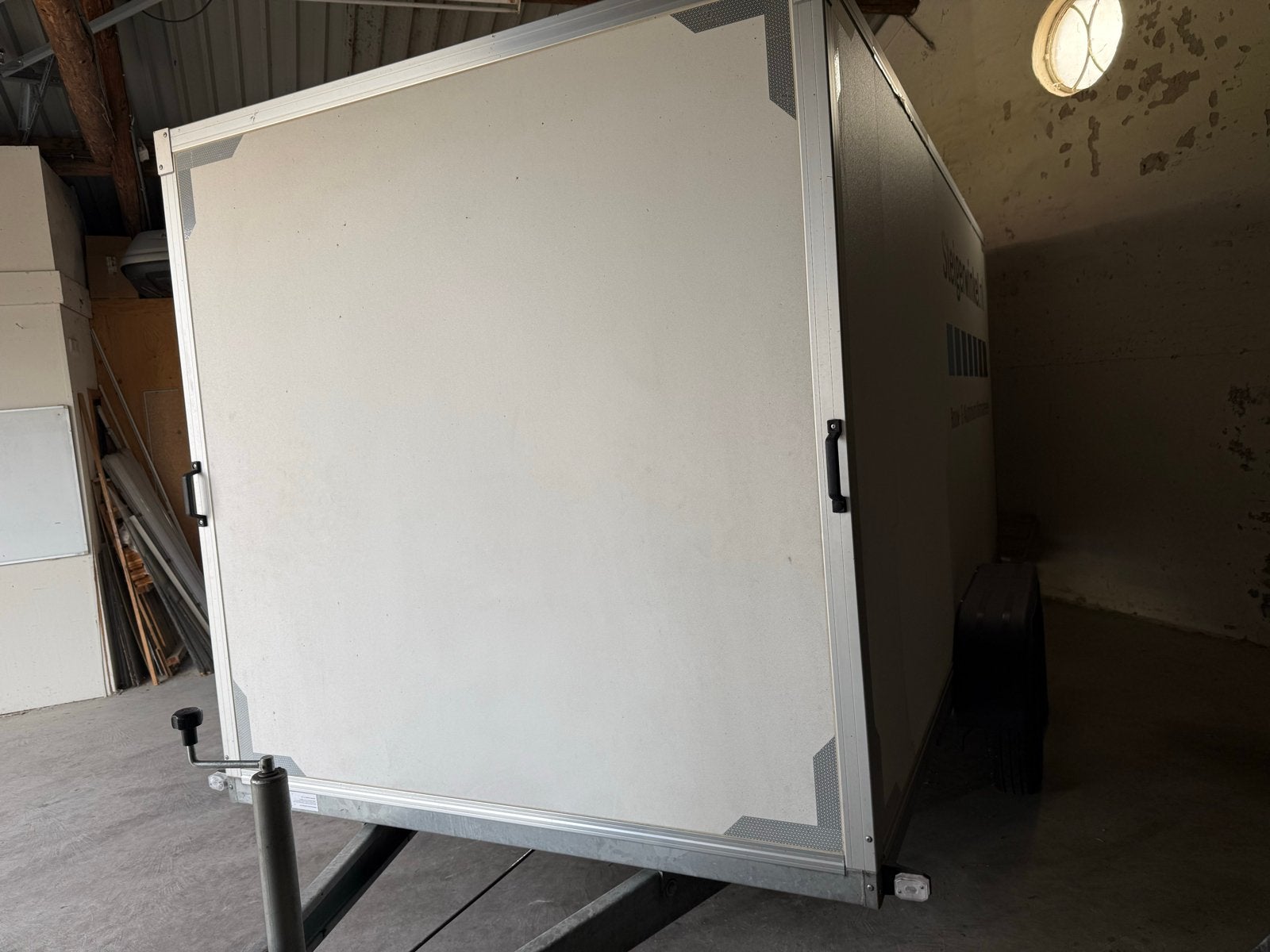 Zeer nette Twins gesloten aanhanger 400x185x180 cm, Ophalen of Verzenden, Zo goed als nieuw