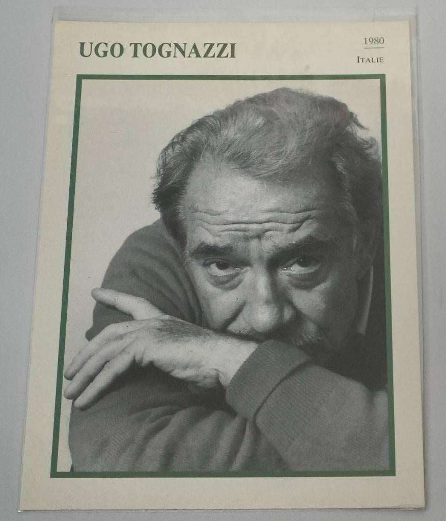 Plaatje Ugo Tognazzi, Ophalen of Verzenden, Nieuw, Foto of Kaart