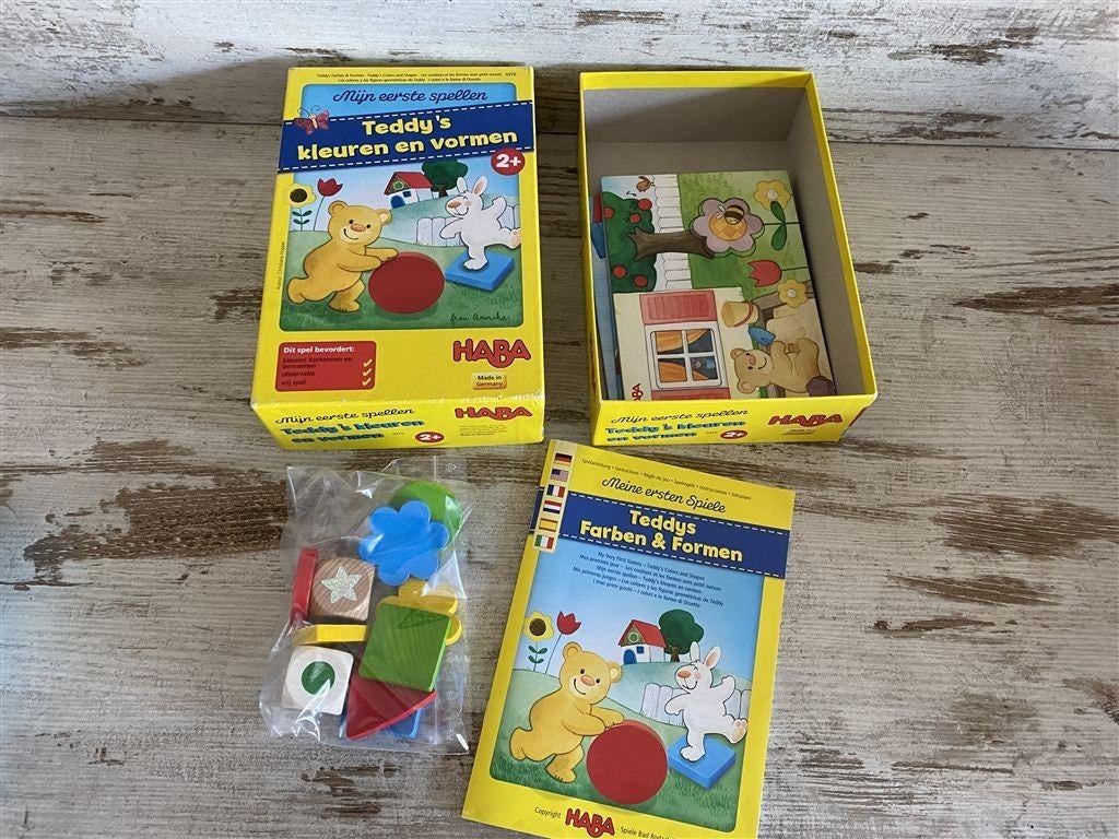 mijn eerste spellen teddy kleuren en vormen HABA [s2022]