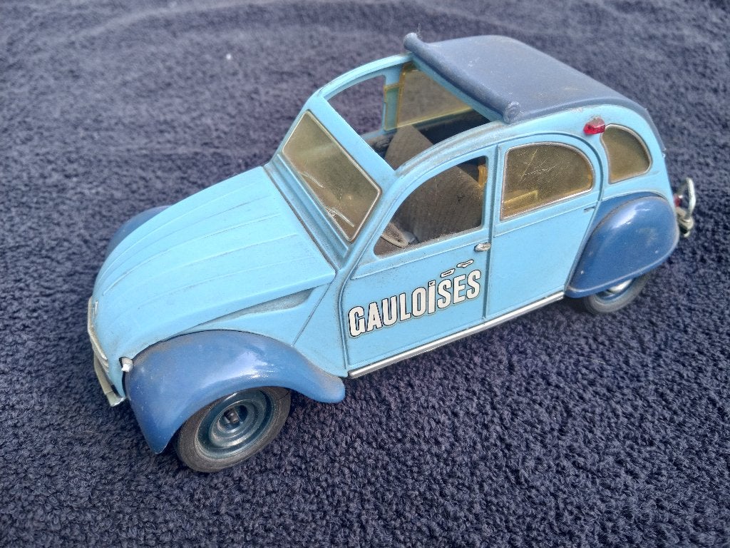 Citroën 2cv Gauloises modelauto, Verzenden, Zo goed als nieuw, Auto, Solido