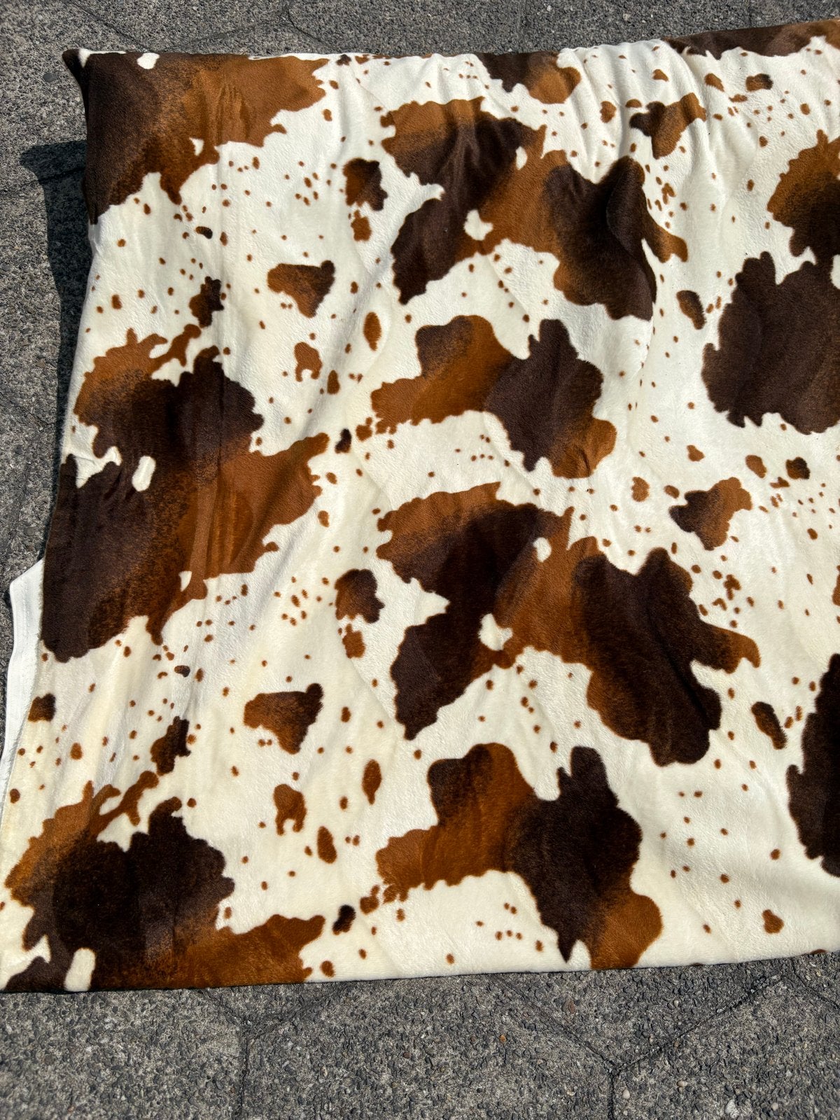 Stof koeienhuid print, 5,5m lang en 1,55m breed, Ophalen, Overige materialen, Meerkleurig, 120 cm of meer