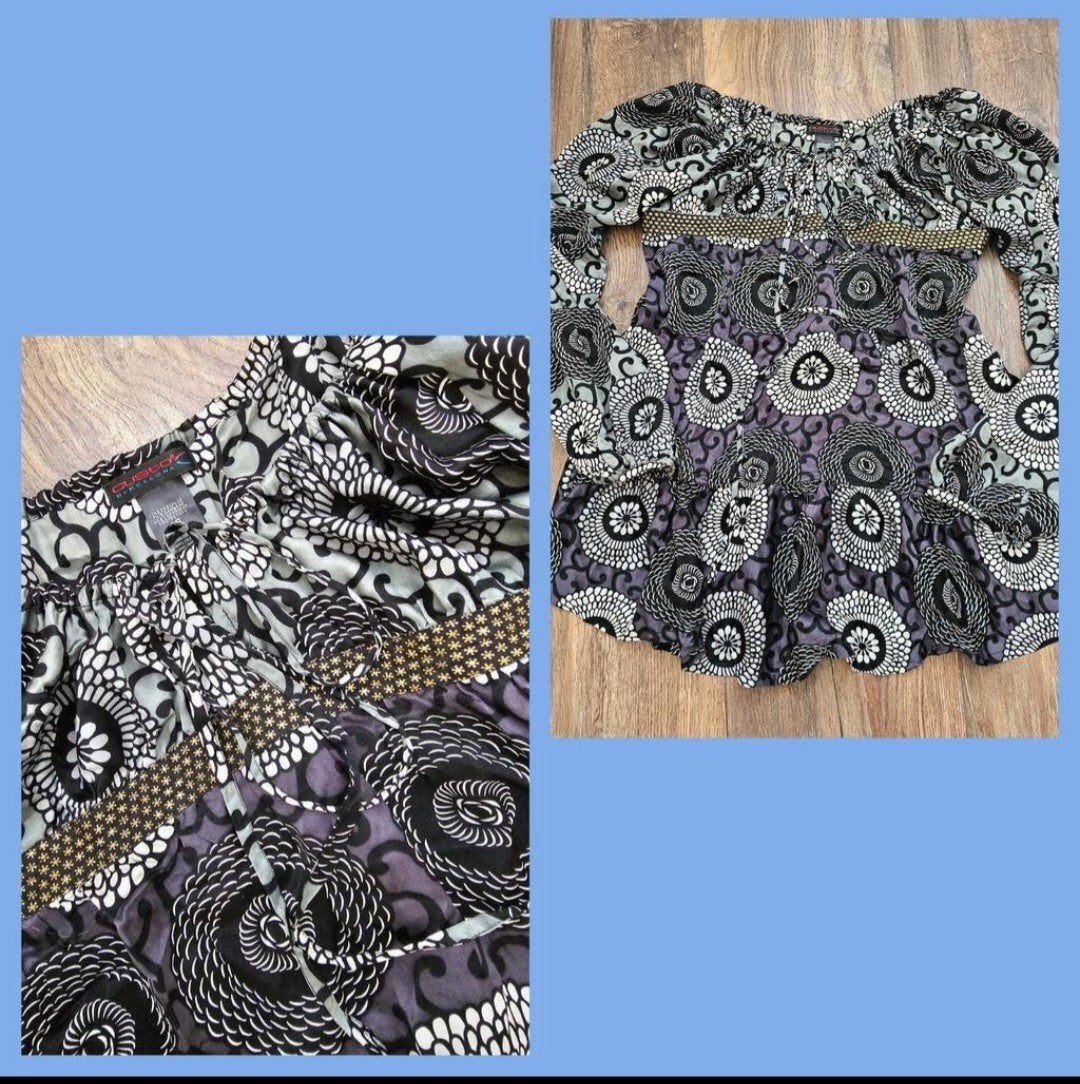Custo Barcelona prachtige zijden blouse mt L in nieuwstaat., Kleding | Dames, Ophalen of Verzenden, Zo goed als nieuw