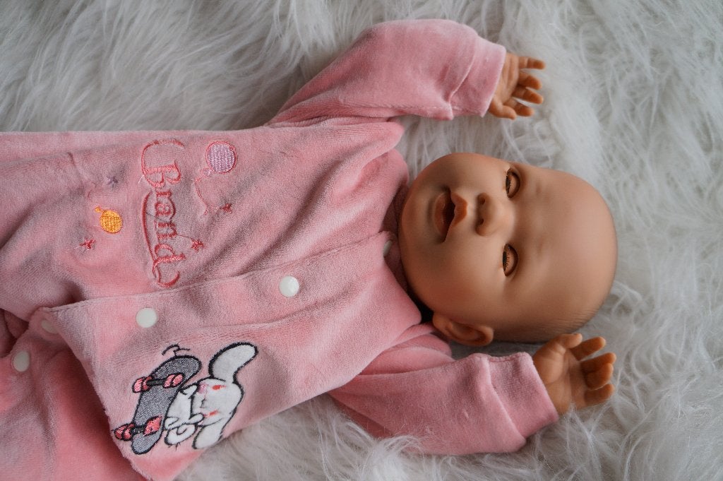 Babypop met slaapogen grote maat baby pop past babykleertjes, Selintoys, Nieuw, Ophalen of Verzenden, Info@selintoys.nl