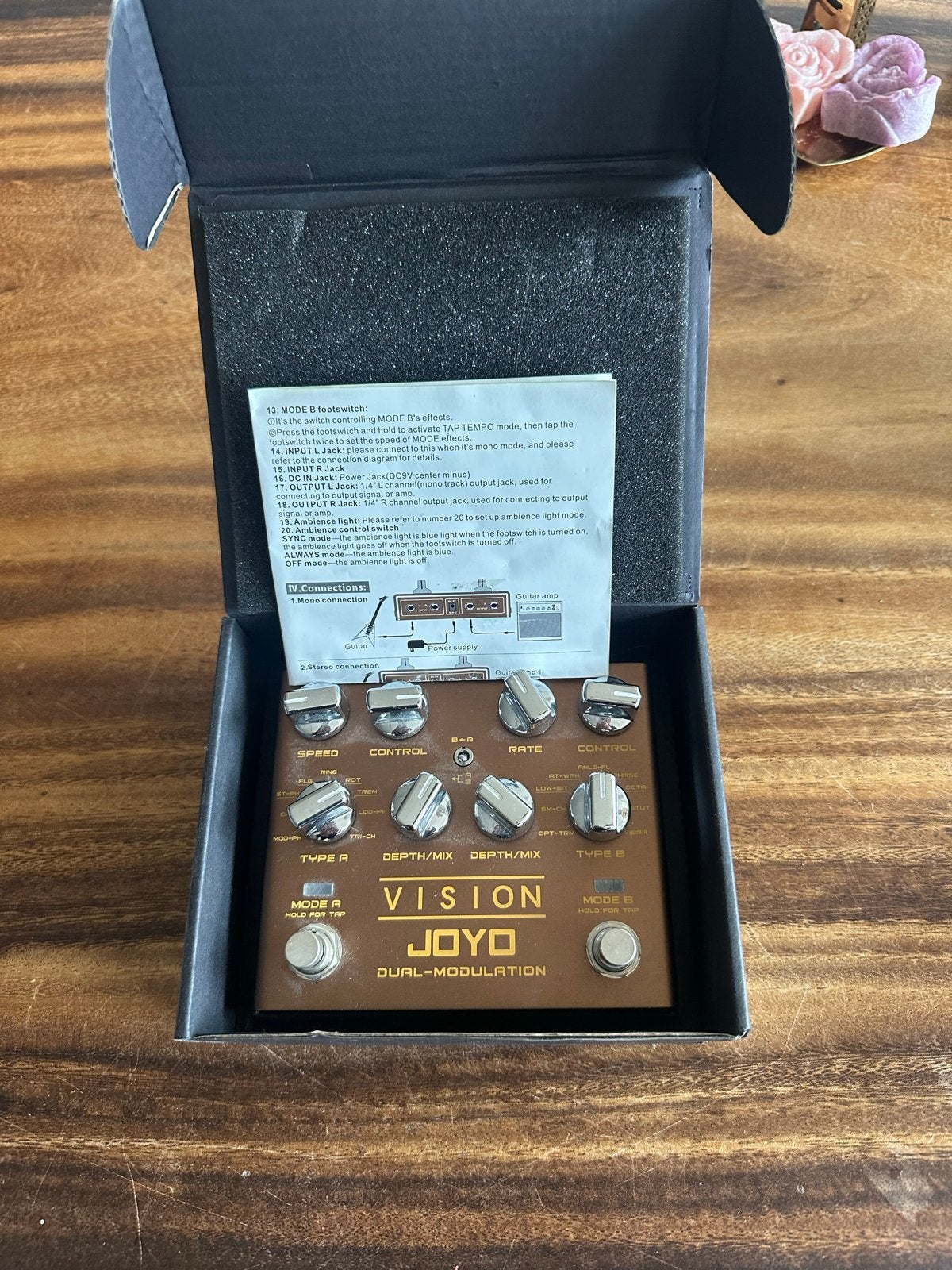 JOYO R-09 Vision Dual-Modulation Pedaal - Zo goed als nieuw, Ophalen, Zo goed als nieuw, Overige typen