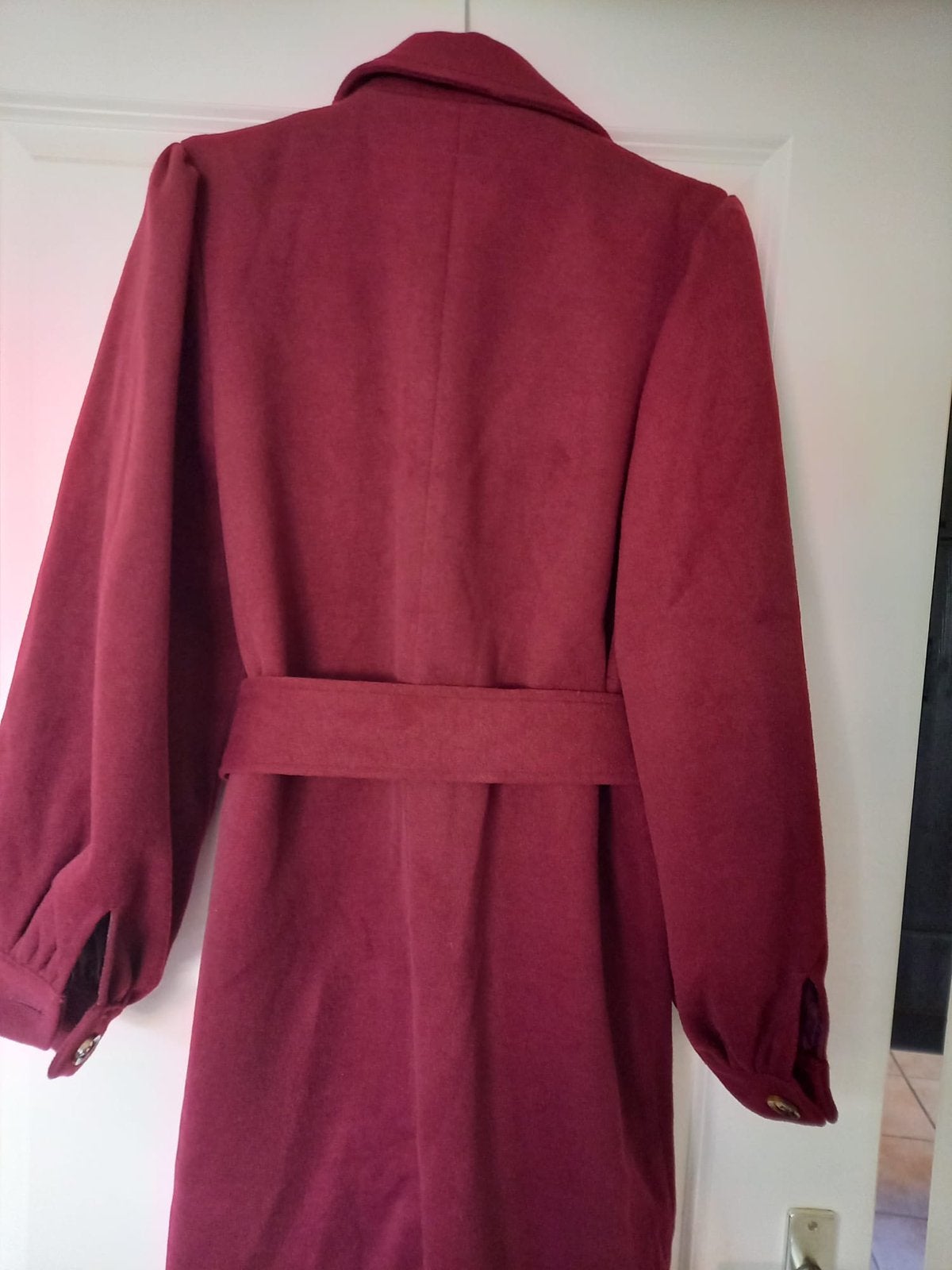 Nieuw prachtige Bordeaux rode winterjas maat Xs valt als s, Ophalen of Verzenden, Nieuw, Maat 36 (S), Rood