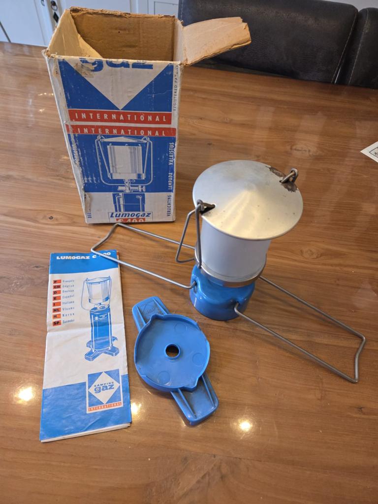 Campingaz gaslampje, Ophalen of Verzenden, Gebruikt