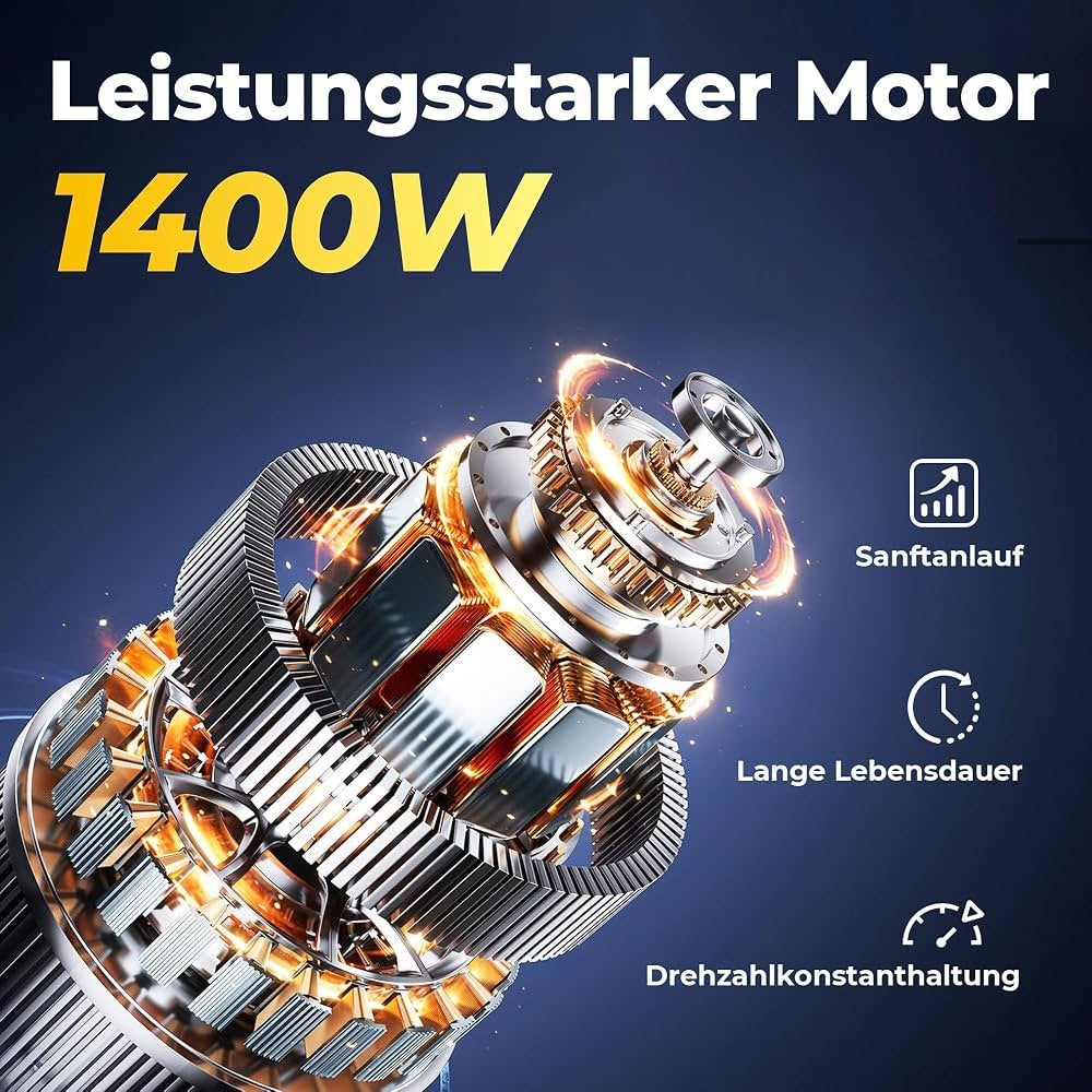 Foto 2 van Rotatie Polijstmachine 1400W - 150mm - NIEUW in Doos