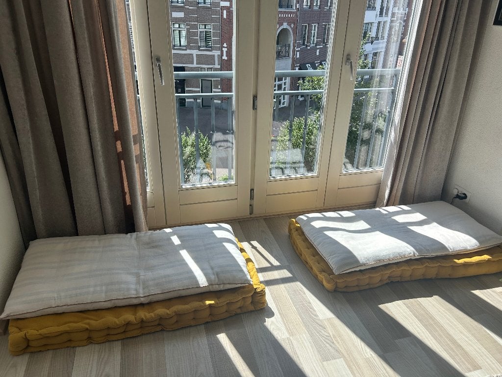 Vier pallet/ vloerkussens la redoute, Ophalen, Gebruikt, Meerkleurig, Palletkussen