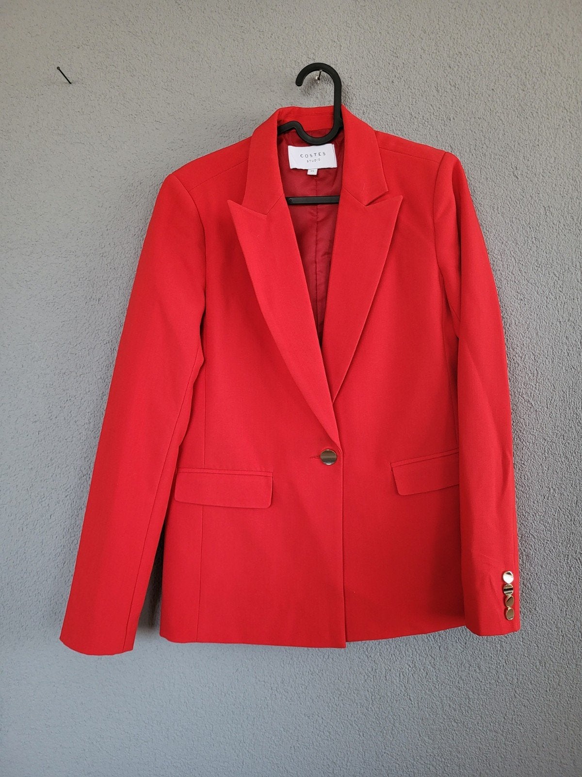Costes blazer maat XS/S, Kleding | Dames, Verzenden, Zo goed als nieuw, Maat 34 (XS) of kleiner, Rood