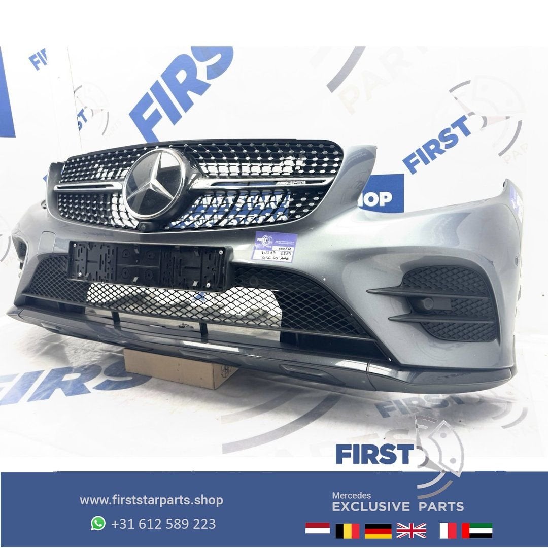 W253 GLC43 AMG VOORBUMPER A2538853300 Mercedes GLC BUMPER CO, Gebruikt, -, Voor, Ophalen of Verzenden