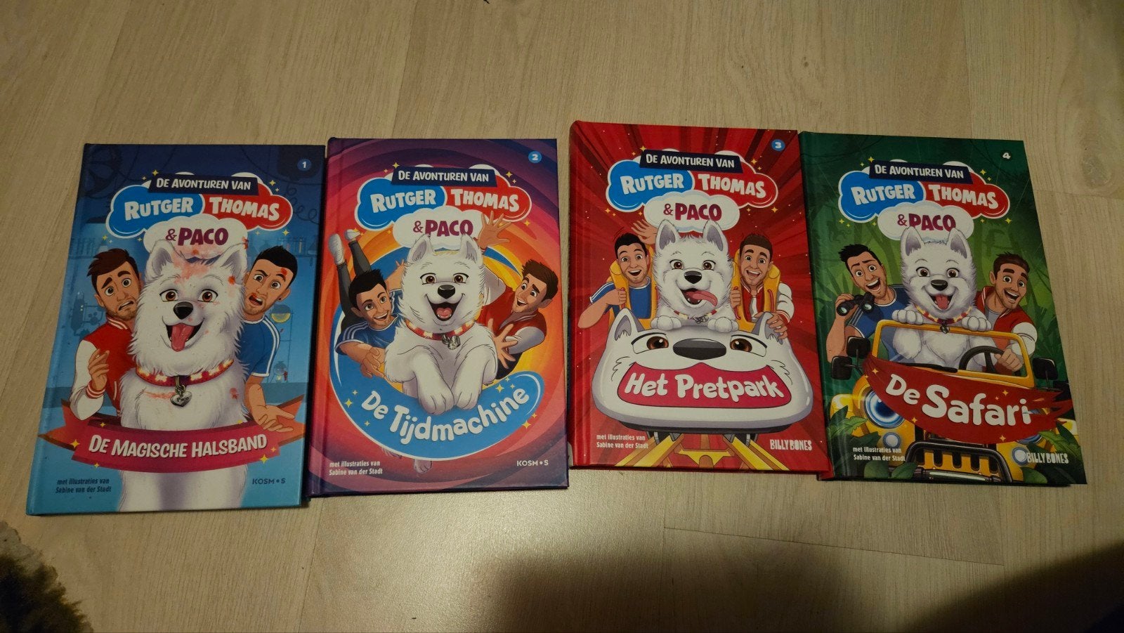 De Avonturen van Rutger, Thomas & Paco - Boekenset, Ophalen of Verzenden, Gelezen, Rutger Vink, Thomas van Grinsven, Fictie algemeen