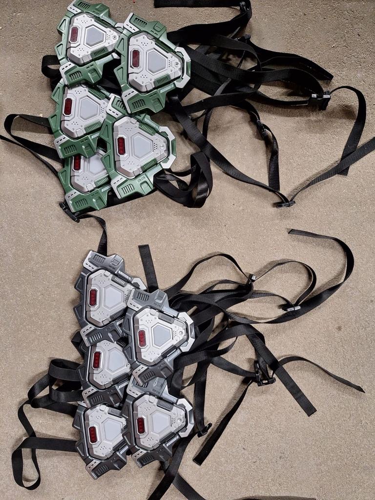 Lasergame vesten van Lightbattle - Set van 10 stuks, Kinderen en Baby's, Speelgoed | Overig, Ophalen of Verzenden, Gebruikt, Jongen of Meisje