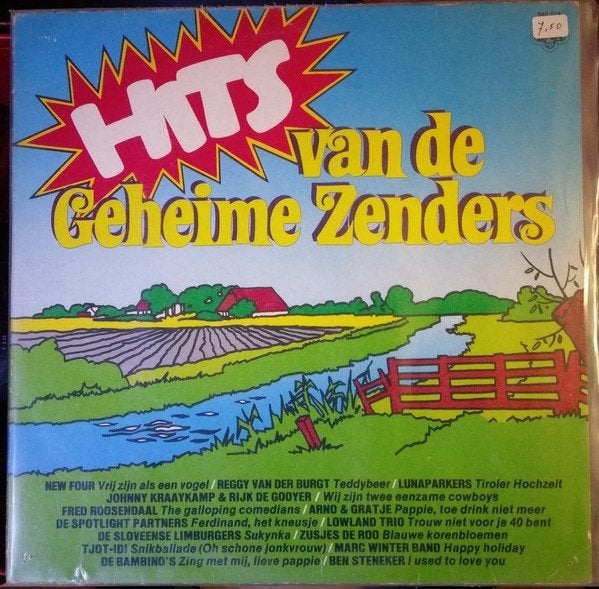Piraten L.P. : HITS van de Geheime Zenders (CNR), LP, Gebruikt, Ophalen of Verzenden, Inclusief binnenhoes