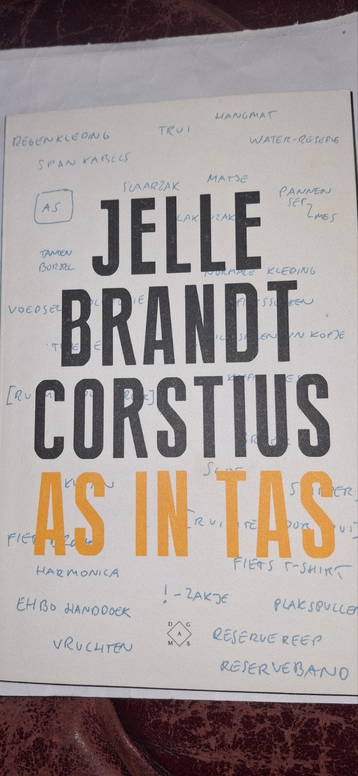 Jelle Brandt Corstius - As in tas, Ophalen of Verzenden, Zo goed als nieuw, Jelle Brandt Corstius, Nederland